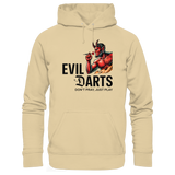 Darts-Hoodie Motiv "Evil Darts" (Druck vorne)