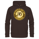 Darts-Hoodie Motiv "Perfektes Dartsjahr" (Druck vorne)