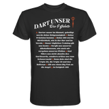Darts-T-Shirt Motiv "Dart unser 2" (Druck vorne)