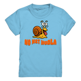Kids-T-Shirt Motiv "Net Hudla" (Druck vorne)