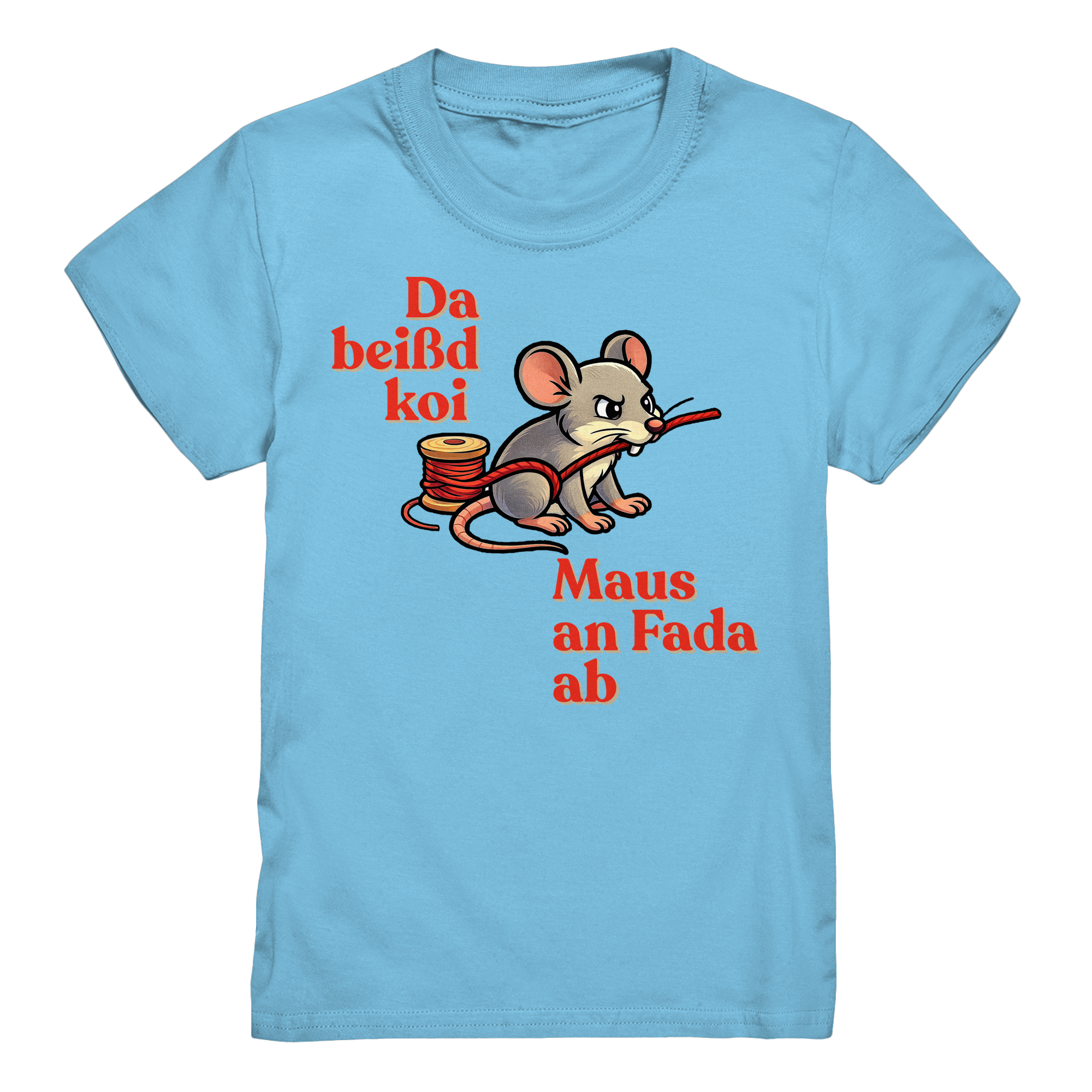 Kids-T-Shirt Motiv "Maus ond Fada" (Druck vorne)