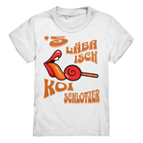 Kids-T-Shirt Motiv "Koi Schlotzer" (Druck vorne)