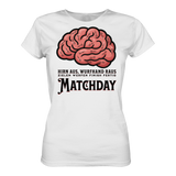 Damen Darts-T-Shirt Motiv "Matchday" (Druck vorne)