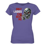 Darts-T-Shirt Motiv "Only Ladies Skull" (Druck vorne)
