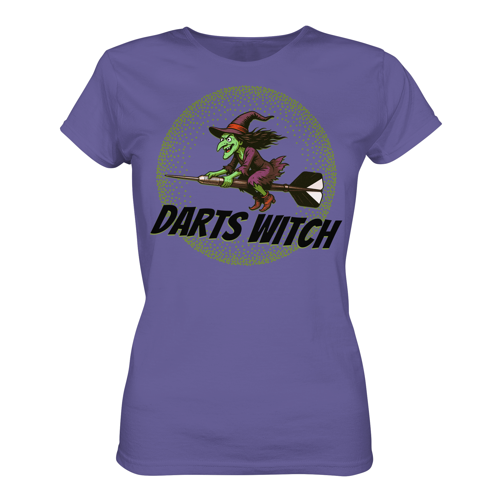 Darts-T-Shirt Motiv "Darts Witch" (Druck vorne)