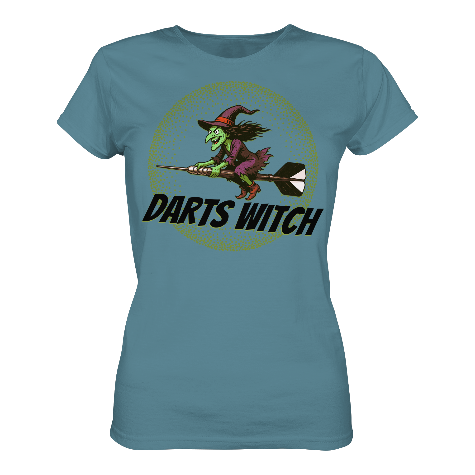 Darts-T-Shirt Motiv "Darts Witch" (Druck vorne)