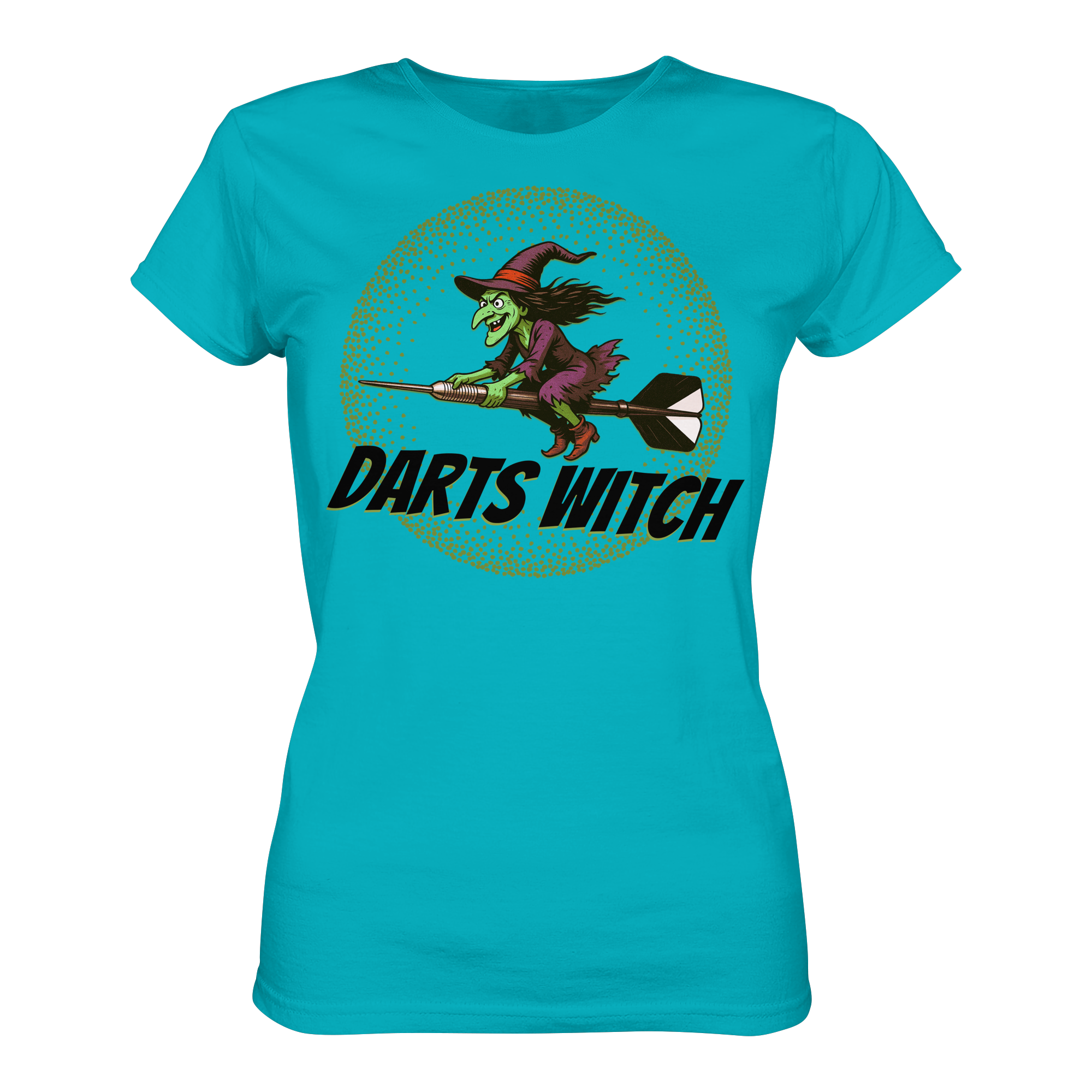 Darts-T-Shirt Motiv "Darts Witch" (Druck vorne)