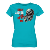 Darts-T-Shirt Motiv "Only Ladies Skull" (Druck vorne)