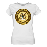 Damen Darts-T-Shirt Motiv "Perfektes Dartsjahr" (Druck vorne)