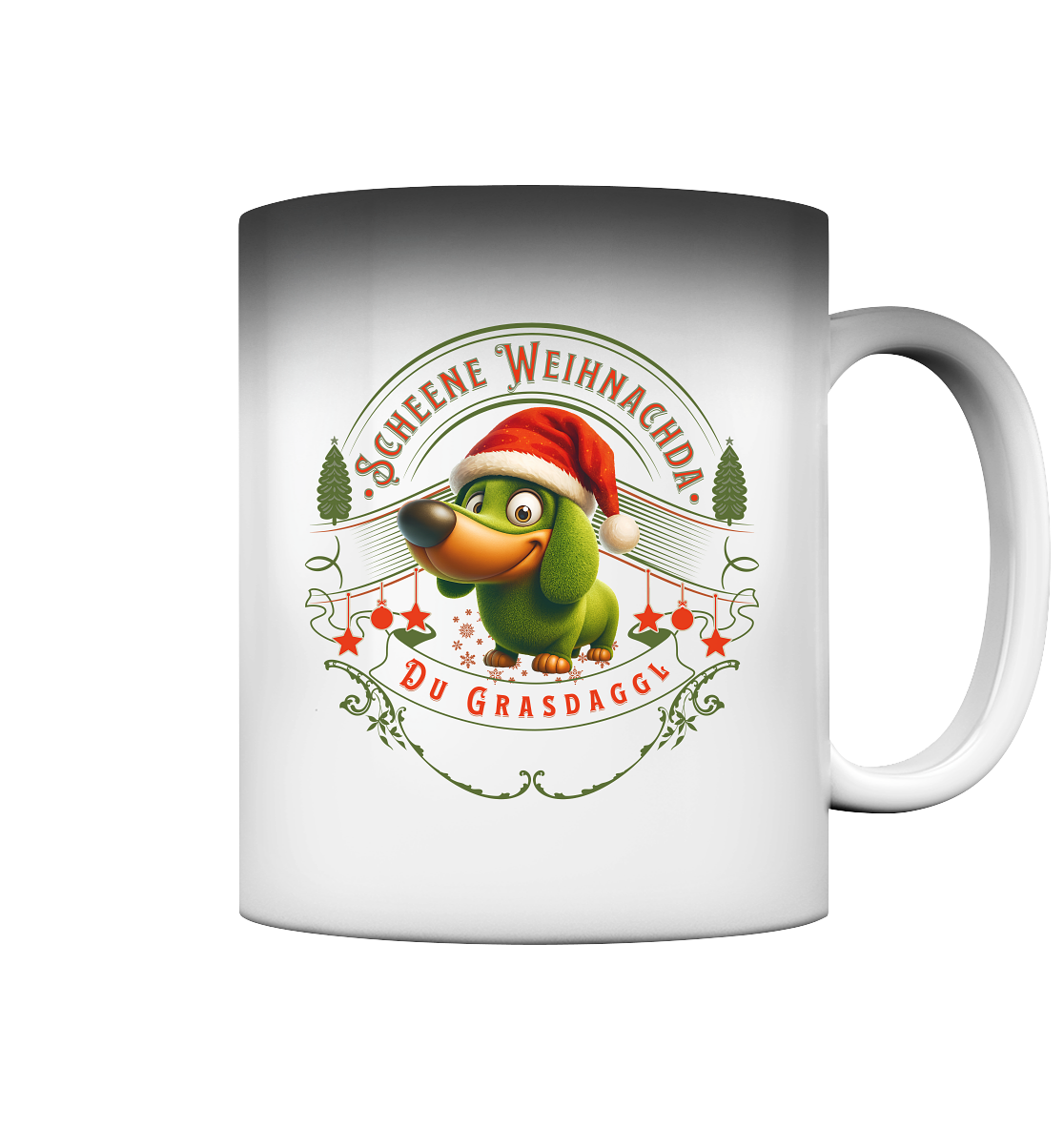 Fun-Magic Mug Motiv "Grasdaggl Weihnachda"