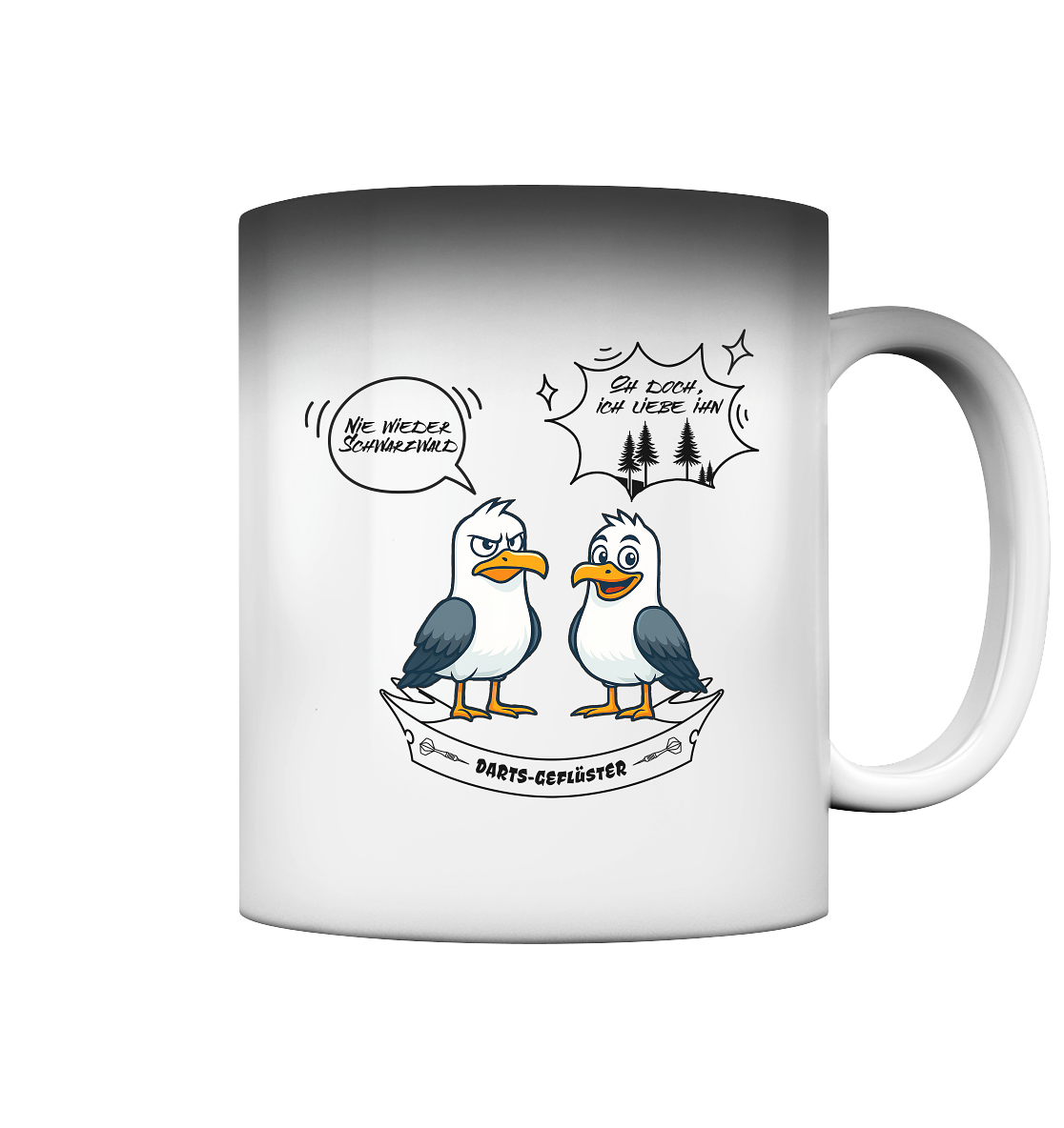 Darts-Tasse Motiv "Schwarzwald - Magic Mug