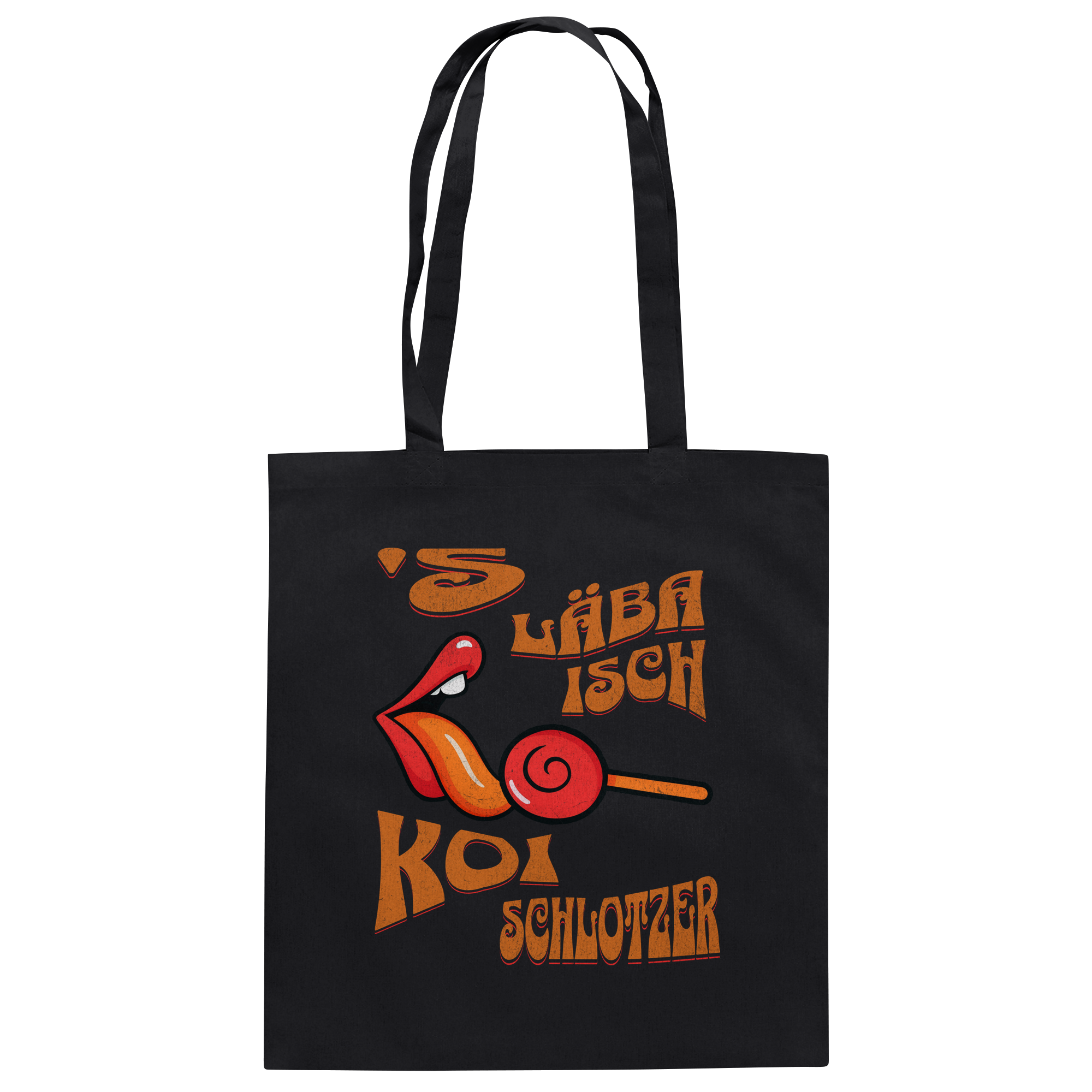 Einkaustasche Motiv "Koi Schlotzer" (Baumwolle)