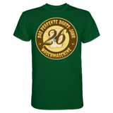 Darts-T-Shirt Motiv "Perfektes Dartsjahr" (Druck vorne)