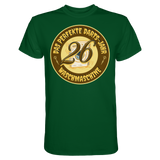 Darts-T-Shirt Motiv "Perfektes Dartsjahr" (Druck vorne)