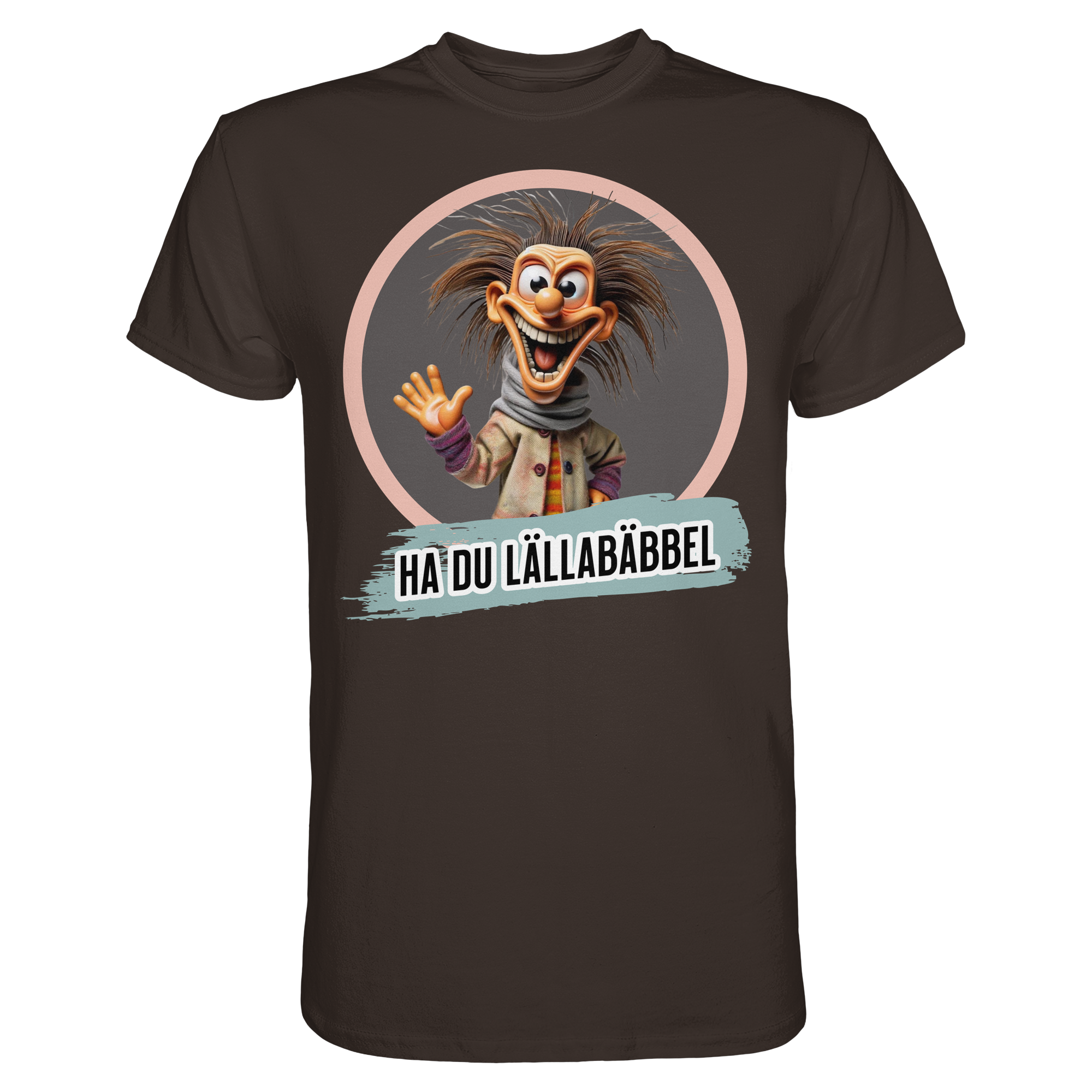 Fun-T-Shirt Motiv "Lällabäbbel" (Druck vorne)