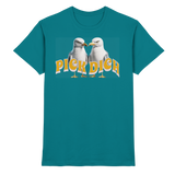 Fun-T-Shirt Motiv "Pick Dich" (Druck vorne)