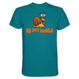 Fun-T-Shirt Motiv "No net hudla" (Druck vorne)