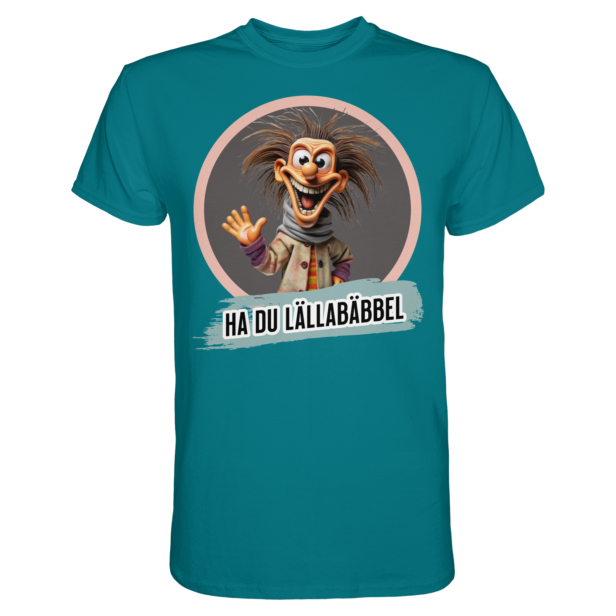 Fun-T-Shirt Motiv "Lällabäbbel" (Druck vorne)