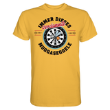 Darts-T-Shirt Motiv "Muggaseggele" (Druck vorne)