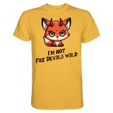Fun-T-Shirt Motiv "Fox Devil" (Druck vorne)