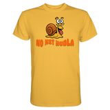 Fun-T-Shirt Motiv "No net hudla" (Druck vorne)