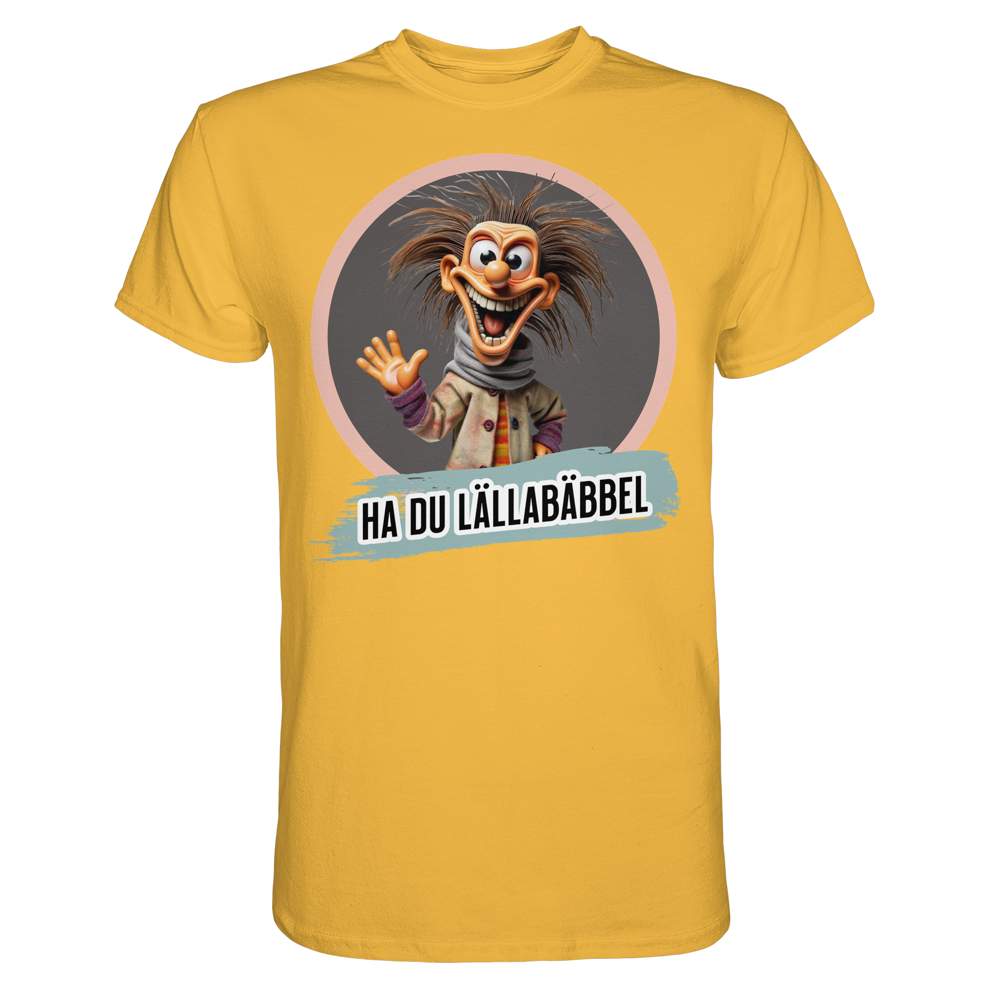 Fun-T-Shirt Motiv "Lällabäbbel" (Druck vorne)