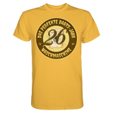 Darts-T-Shirt Motiv "Perfektes Dartsjahr" (Druck vorne)