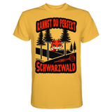 Darts-T-Shirt Motiv "Schwarzwald Perfekt" (Druck vorne)