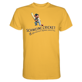 Darts-T-Shirt Motiv "Schweine Cricket" (Druck vorne)