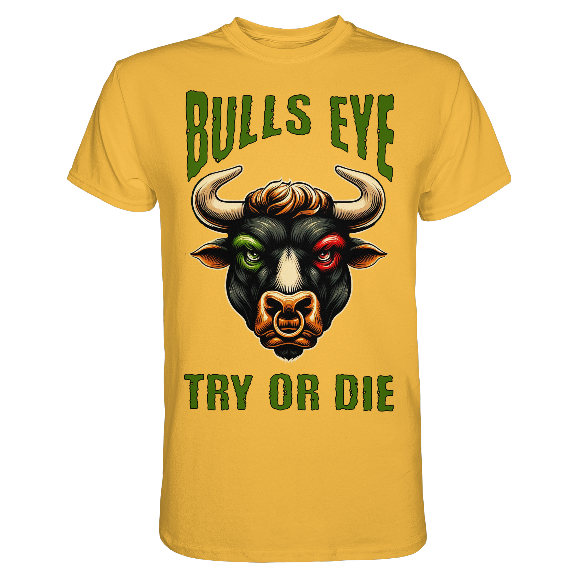 Darts-T-Shirt Motiv "Bulls Eye" (Druck vorne)