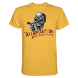 Darts-T-Shirt Motiv "Auf 180" (Druck vorne)