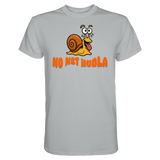 Fun-T-Shirt Motiv "No net hudla" (Druck vorne)