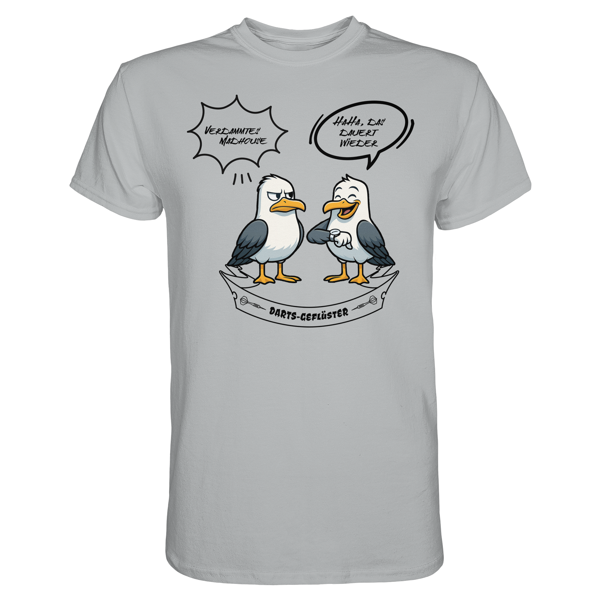 Darts-T-Shirt Motiv "Madhouse 2" (Druck vorne)