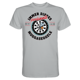 Darts-T-Shirt Motiv "Muggaseggele" (Druck vorne)
