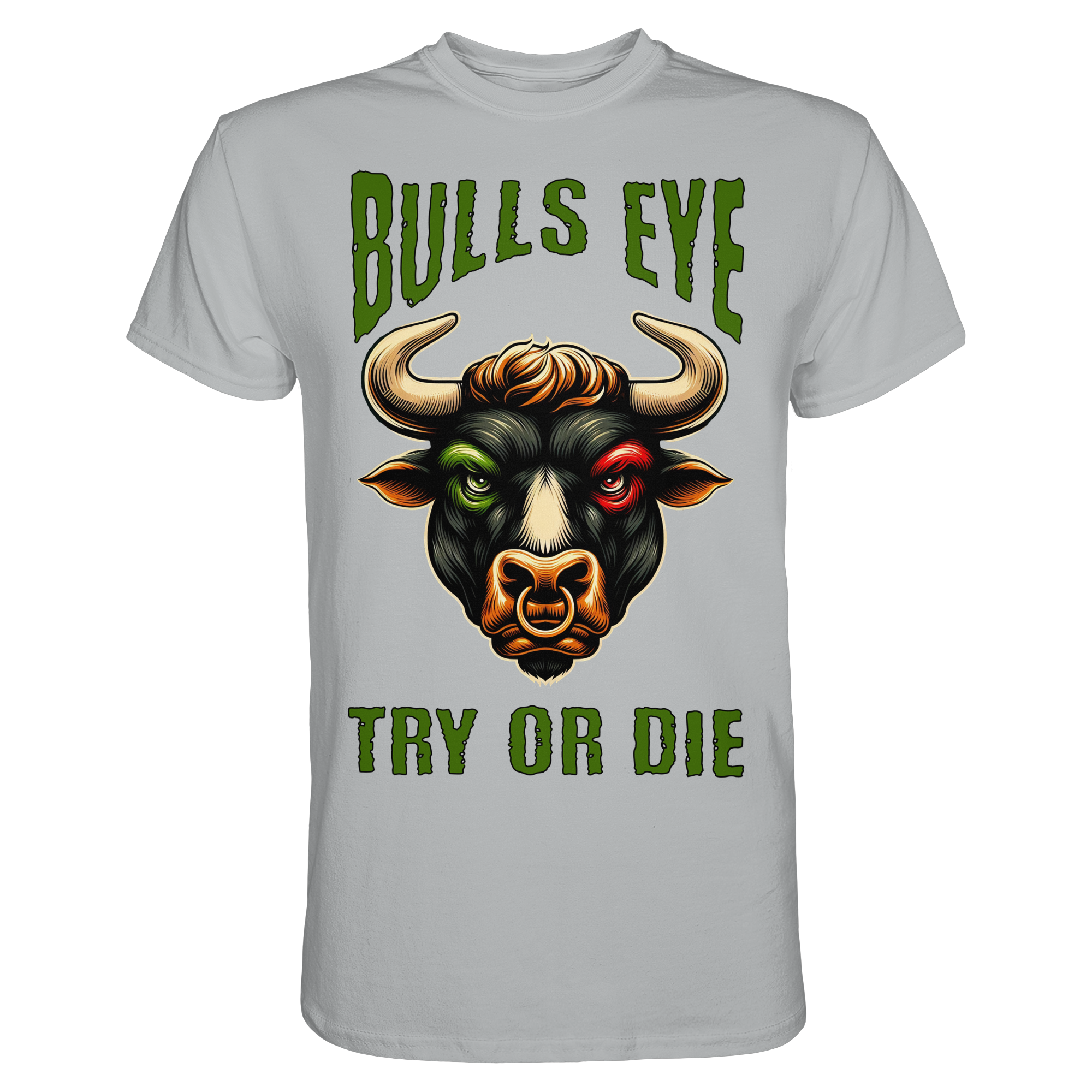 Darts-T-Shirt Motiv "Bulls Eye" (Druck vorne)