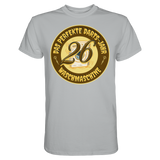 Darts-T-Shirt Motiv "Perfektes Dartsjahr" (Druck vorne)