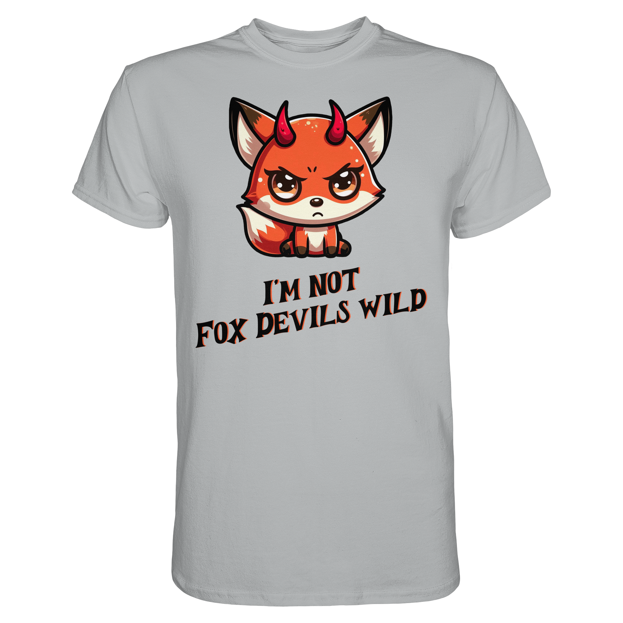 Fun-T-Shirt Motiv "Fox Devil" (Druck vorne)