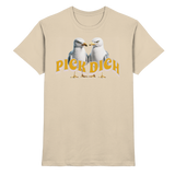Fun-T-Shirt Motiv "Pick Dich" (Druck vorne)