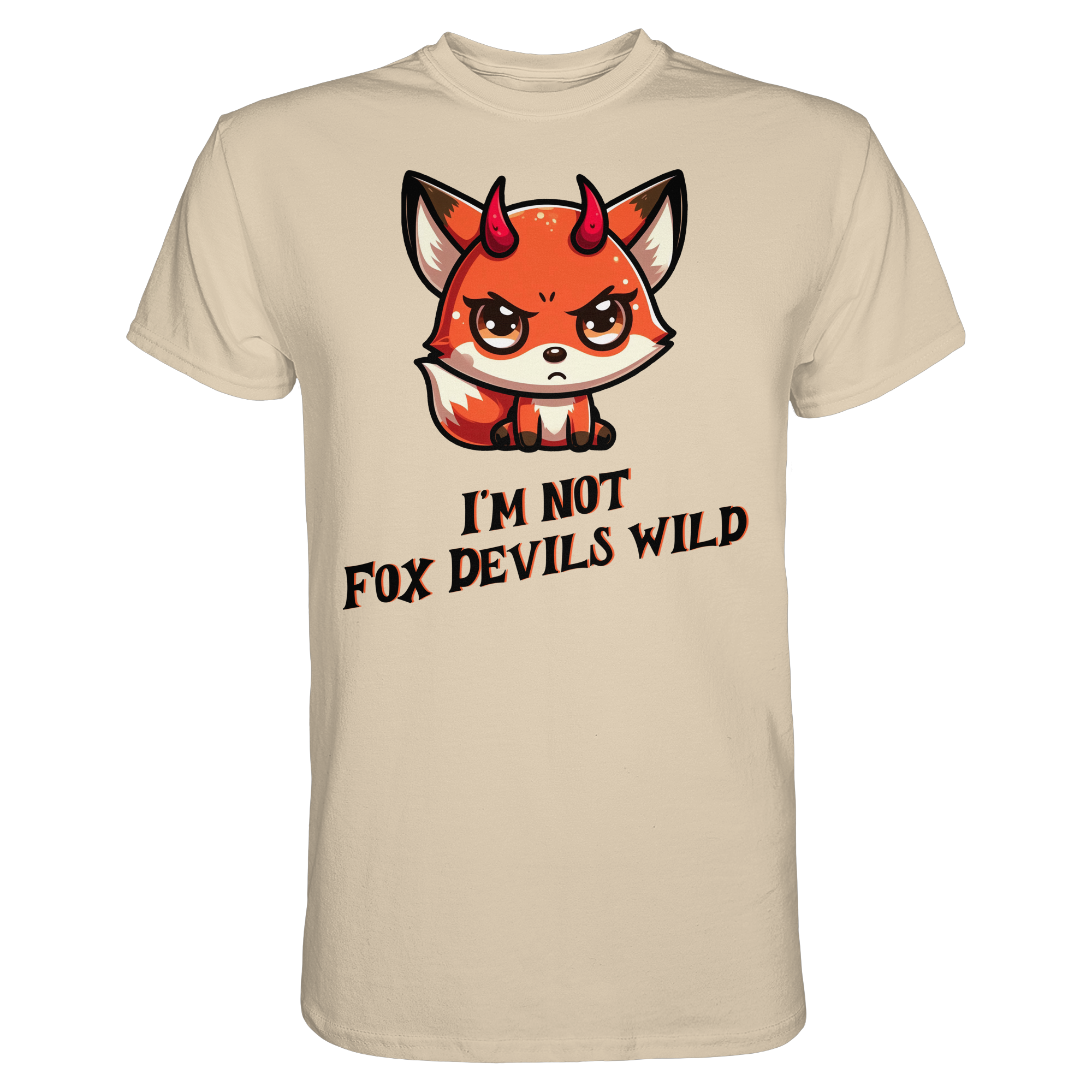 Fun-T-Shirt Motiv "Fox Devil" (Druck vorne)