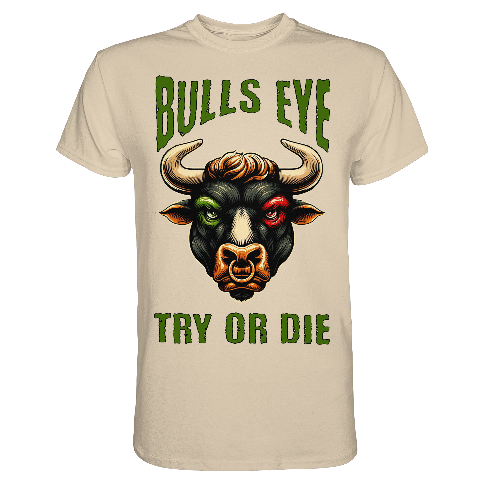 Darts-T-Shirt Motiv "Bulls Eye" (Druck vorne)