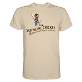 Darts-T-Shirt Motiv "Schweine Cricket" (Druck vorne)