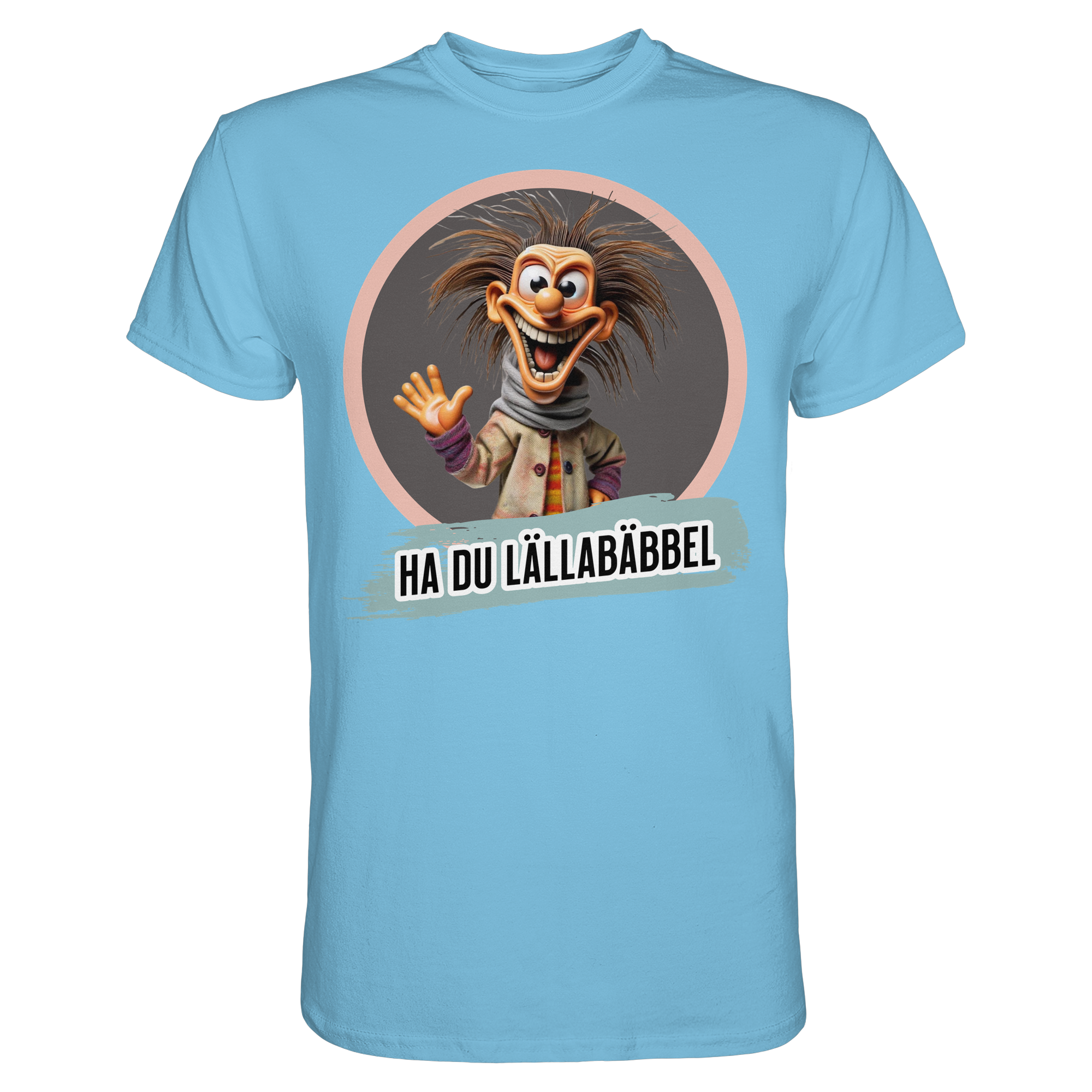 Fun-T-Shirt Motiv "Lällabäbbel" (Druck vorne)