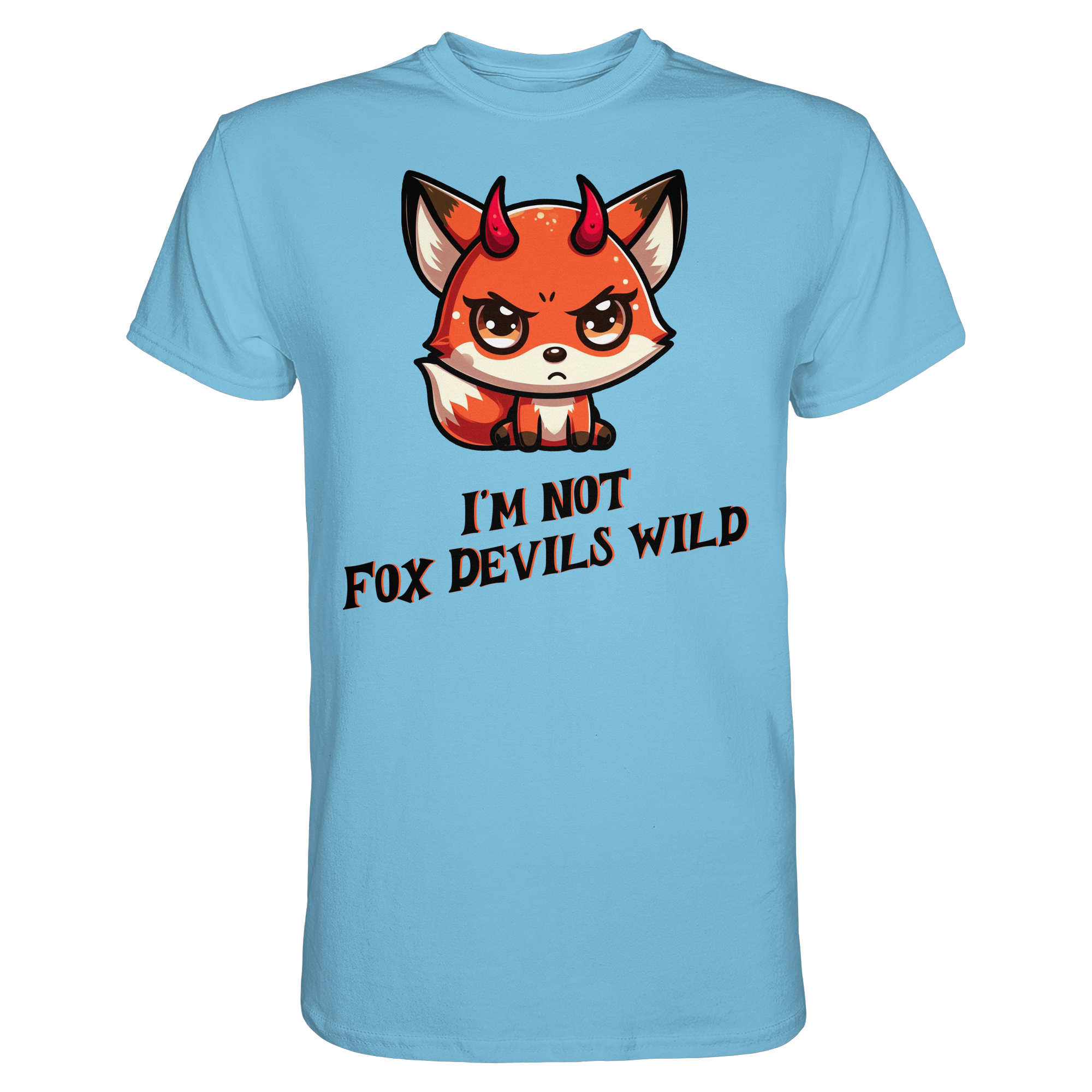 Fun-T-Shirt Motiv "Fox Devil" (Druck vorne)
