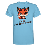 Fun-T-Shirt Motiv "Fox Devil" (Druck vorne)