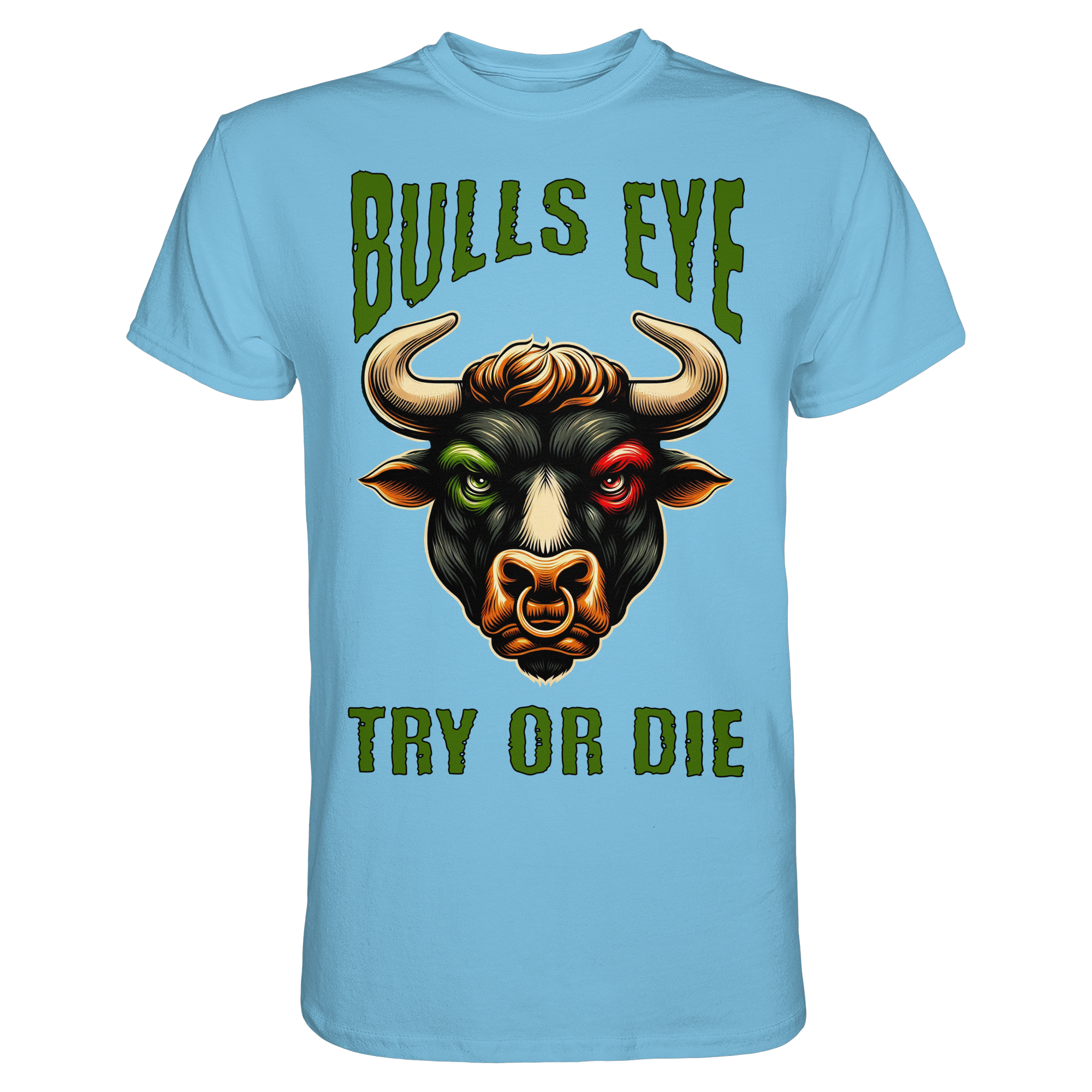 Darts-T-Shirt Motiv "Bulls Eye" (Druck vorne)
