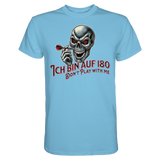 Darts-T-Shirt Motiv "Auf 180" (Druck vorne)