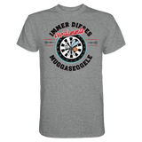 Darts-T-Shirt Motiv "Muggaseggele" (Druck vorne)