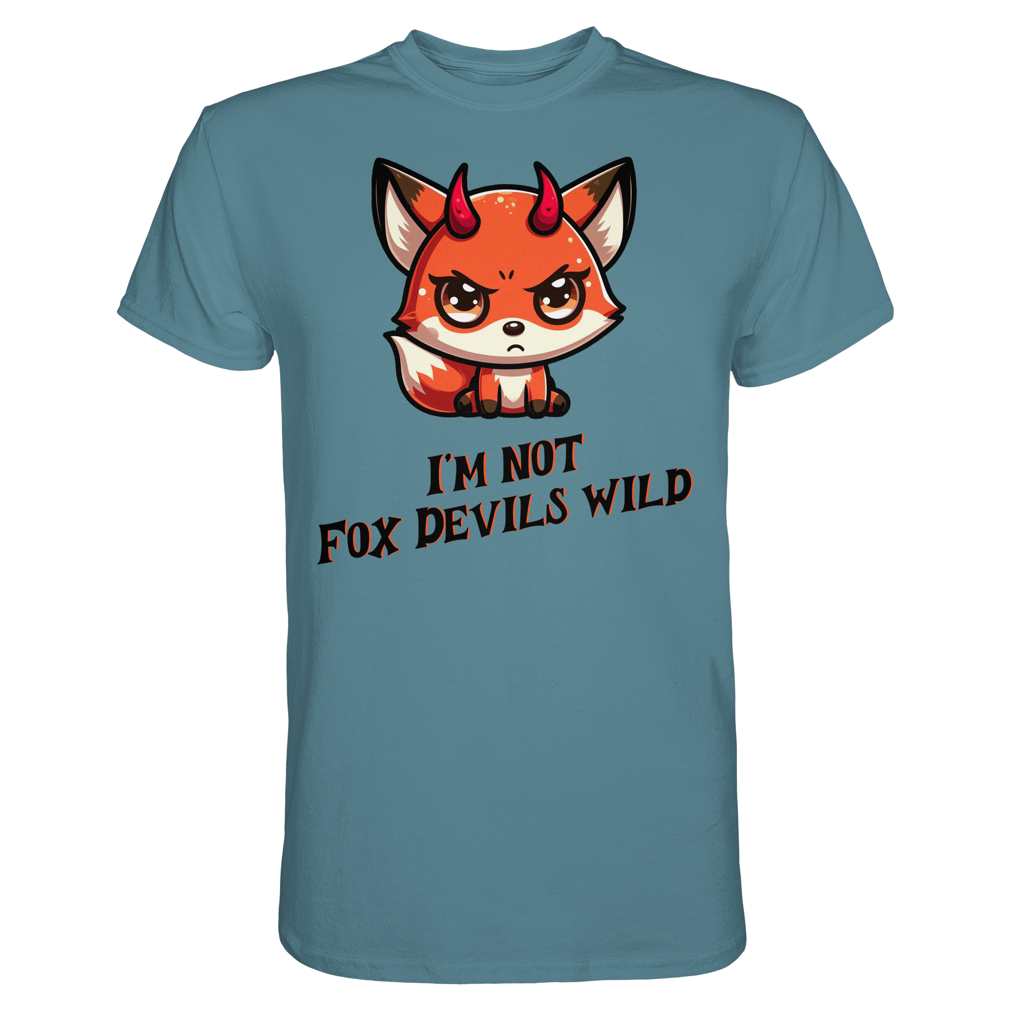 Fun-T-Shirt Motiv "Fox Devil" (Druck vorne)