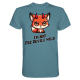Fun-T-Shirt Motiv "Fox Devil" (Druck vorne)