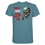 Darts-T-Shirt Motiv "Only God" (Druck vorne)